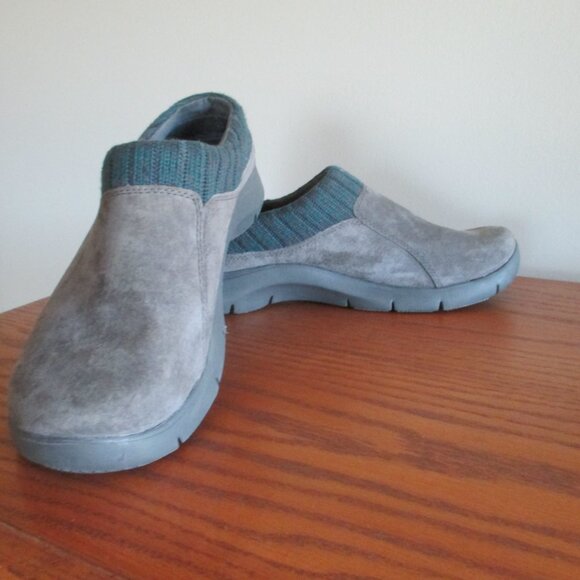 Dansko Clog Slip On Mule Emily Charcoal Suede Leather Size 40 Women's 9.5-10 - Picture 4 of 15